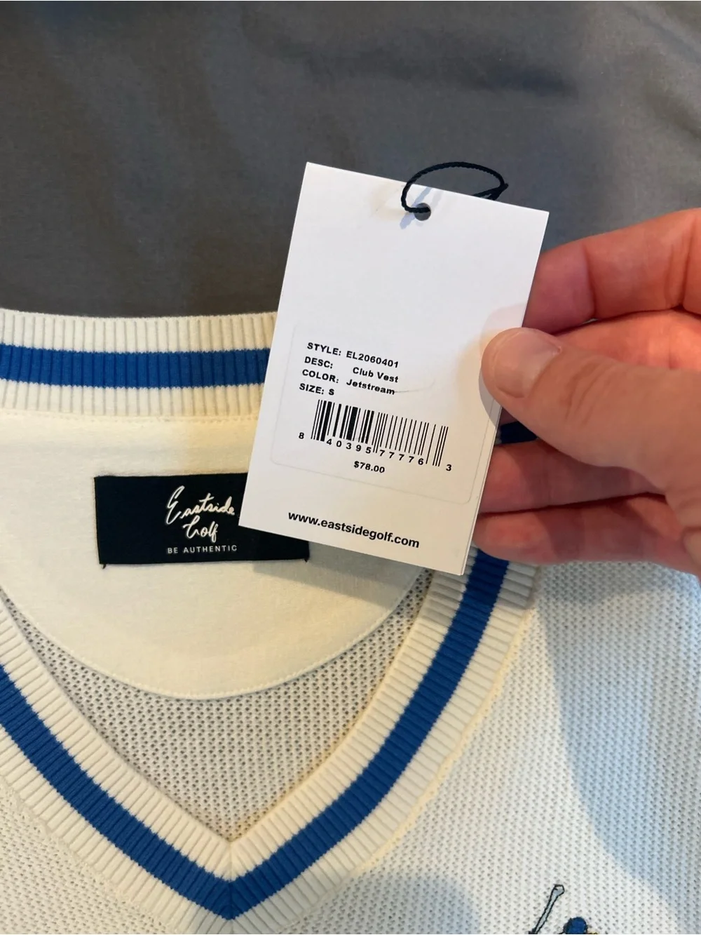Eastside Golf Lightweight Sweater Vest (BRAND NEW W TAGS)